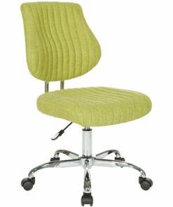 OSP Home Furnishings - Sunnydale 5-Pointed Star Office Chair - Basil