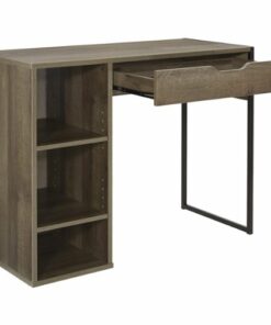 OSP Home Furnishings - Ravel Rectangular Contemporary Engineered Wood 1-Drawer Table - Gray Oak