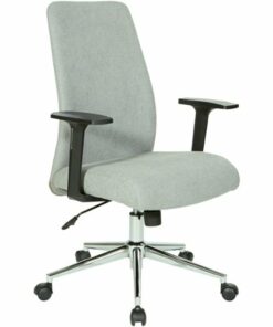 OSP Home Furnishings - Evanston 5-Pointed Star Manager's Chair - Fog