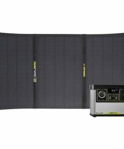 Goal Zero - Portable Solar Panel Kit (20W Nomad Panel & Yeti 200 WH Battery) - Black