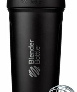 BlenderBottle - Strada Insulated Stainless Steel 24 oz. Water Bottle/Shaker Cup - Black