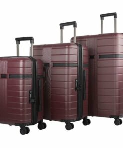 Bugatti - Hamburg Spinner Suitcase Set (3-Piece) - Red Lacquer