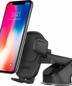 iOttie - Easy One Touch 5 Universal Dash/Windshield Mount for Mobile Phones - Black