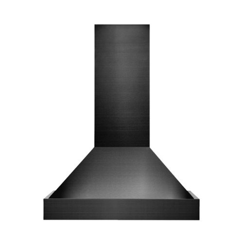 ZLINE - 30" Externally Vented Range Hood - Black stainless steel 1