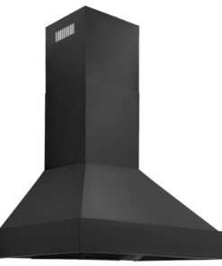 ZLINE - 36" Externally Vented Range Hood - Black stainless steel 1
