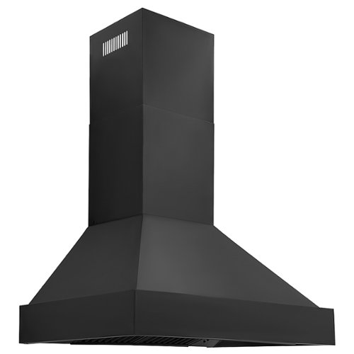 ZLINE - 36" Externally Vented Range Hood - Black stainless steel 1
