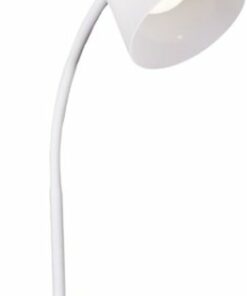 OttLite - Clarify LED Desk Lamp with 4 Brightness Settings and Adjustable Neck - White