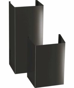 GE - 9' Ceiling Duct Cover Kit - Black stainless steel