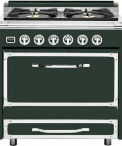 Viking - Tuscany 3.8 Cu. Ft. Freestanding Dual Fuel True Convection Range - Blackforest Green