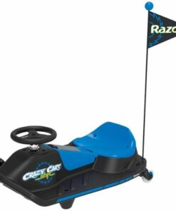 Razor - Crazy Cart Shift Battery-Powered Cart - Blue/Black