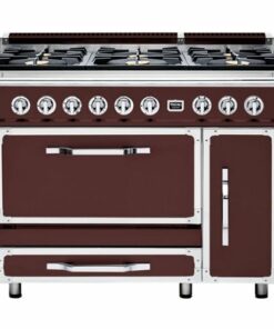Viking - Tuscany 6.2 Cu. Ft. Freestanding Double Oven Dual Fuel True Convection Range - Kalamata Red 0