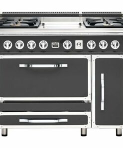 Viking - Tuscany 6.2 Cu. Ft. Freestanding Double Oven Dual Fuel True Convection Range - Damascus Gray 0