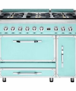 Viking - Tuscany 6.2 Cu. Ft. Freestanding Double Oven Dual Fuel True Convection Range - Bywater Blue 0