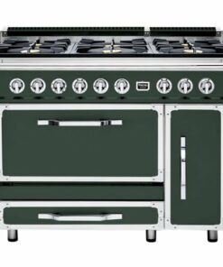 Viking - Tuscany 6.2 Cu. Ft. Freestanding Double Oven Dual Fuel True Convection Range - Blackforest Green 0