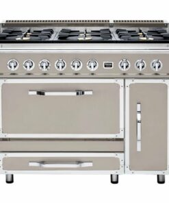 Viking - Tuscany 6.2 Cu. Ft. Freestanding Double Oven Dual Fuel True Convection Range - Pacific Gray 0