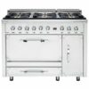 Viking - Tuscany 6.2 Cu. Ft. Freestanding Double Oven Dual Fuel True Convection Range - Frost White 1