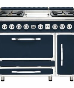 Viking - Tuscany 6.2 Cu. Ft. Freestanding Double Oven Dual Fuel True Convection Range - Slate Blue 0