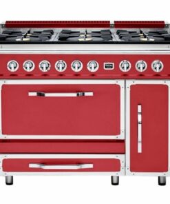 Viking - Tuscany 6.2 Cu. Ft. Freestanding Double Oven Dual Fuel True Convection Range - San Marzano Red 1