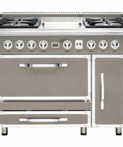 Viking - Tuscany 6.2 Cu. Ft. Freestanding Double Oven Dual Fuel True Convection Range - Pacific Gray 1
