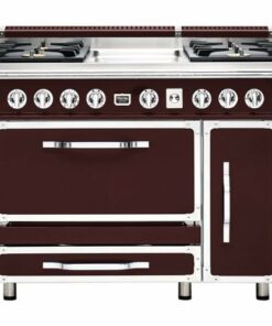 Viking - Tuscany 6.2 Cu. Ft. Freestanding Double Oven Dual Fuel True Convection Range - Kalamata Red 1
