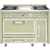 Viking - Tuscany 6.2 Cu. Ft. Freestanding Double Oven Dual Fuel True Convection Range - Vanilla Cream 0
