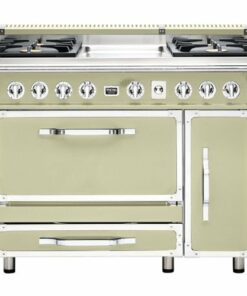 Viking - Tuscany 6.2 Cu. Ft. Freestanding Double Oven Dual Fuel True Convection Range - Vanilla Cream 0