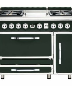 Viking - Tuscany 6.2 Cu. Ft. Freestanding Double Oven Dual Fuel True Convection Range - Blackforest Green 1