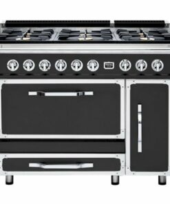 Viking - Tuscany 6.2 Cu. Ft. Freestanding Double Oven Dual Fuel True Convection Range - Cast Black 1
