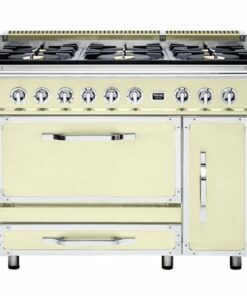 Viking - Tuscany 6.2 Cu. Ft. Freestanding Double Oven Dual Fuel True Convection Range - Vanilla Cream 1