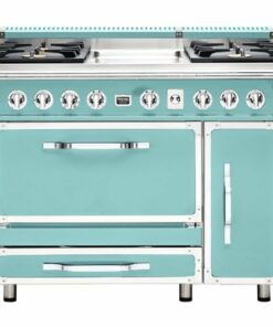 Viking - Tuscany 6.2 Cu. Ft. Freestanding Double Oven Dual Fuel True Convection Range - Bywater Blue 1