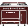 Viking - Tuscany 6.2 Cu. Ft. Freestanding Double Oven Dual Fuel True Convection Range - Reduction Red 0