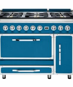 Viking - Tuscany 6.2 Cu. Ft. Freestanding Double Oven Dual Fuel True Convection Range - Alluvial Blue 1