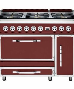Viking - Tuscany 6.2 Cu. Ft. Freestanding Double Oven Dual Fuel True Convection Range - Reduction Red 1