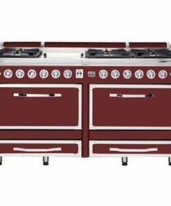 Viking - Tuscany 7.6 Cu. Ft. Freestanding Double Oven Dual Fuel True Convection Range - Reduction Red 0