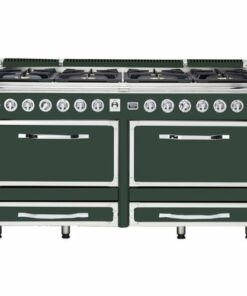 Viking - Tuscany 7.6 Cu. Ft. Freestanding Double Oven Dual Fuel True Convection Range - Blackforest Green 0