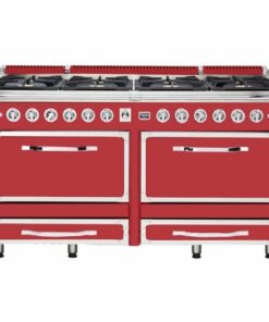 Viking - Tuscany 7.6 Cu. Ft. Freestanding Double Oven Dual Fuel True Convection Range - San Marzano Red 0