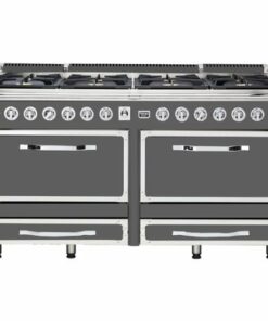 Viking - Tuscany 7.6 Cu. Ft. Freestanding Double Oven Dual Fuel True Convection Range - Damascus Gray 0