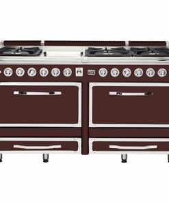 Viking - Tuscany 7.6 Cu. Ft. Freestanding Double Oven Dual Fuel True Convection Range - Kalamata Red 1