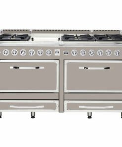 Viking - Tuscany 7.6 Cu. Ft. Freestanding Double Oven Dual Fuel True Convection Range - Pacific Gray 1
