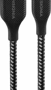 Insignia™ - 4' USB-C to USB-A Charge-and-Sync Cable - Charcoal