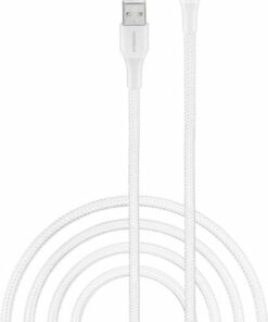 Insignia™ - 10' Lightning to USB Charge-and-Sync Cable - Moon Gray