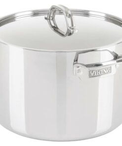 Viking - 3 Ply 12 Qt. Stock Pot - Mirror