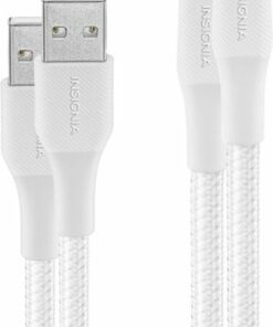 Insignia™ - 10' Lightning to USB Charge-and-Sync Cable (2 pack) - Moon Gray