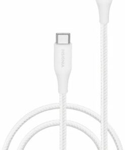 Insignia™ - 4’ Lightning to USB-C Charge-and-Sync Cable - Moon Gray