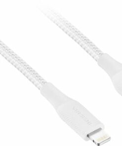 Insignia™ - 4' / 6' / 10' Lightning to USB Braided Charge-and-Sync Cables (3 Pack) - Moon Gray