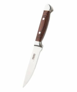 Viking - Pakkawood 6 Pc Steak Knife Set, with Box - Red