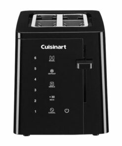 Cuisinart - T-Series 2-Slice Wide-Slot Toaster - Black