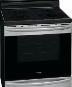 Frigidaire - Gallery 5.4 Cu. Ft. Freestanding Electric Induction Air Fry Range with Self and Steam Clean - Stainless steel