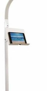 OttLite - Dual Shade LED Floor Lamp with USB Charging Station - White