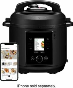 CHEF iQ - 6qt Multi-Function Smart Pressure Cooker W/ Built-in Scale & Auto Steam Release - Black